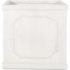 Burgos Outdoor Small Planter – Cast Stone – Antique White(Large)