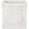 Burgos Outdoor Small Planter – Cast Stone – Antique White(Small)
