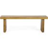 Christopher Knight Home Appling Outdoor Bench, Natural Stained
