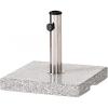 Christopher Knight Home Berywn Outdoor Square Granite Umbrella Holder, Gray, Silver