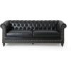 Christopher Knight Home Castalia Sofas, Cognac Brown + Natural(Midnight Black + Dark Brown)