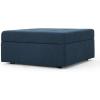 Christopher Knight Home Chatsworth Fabric Storage Ottoman, Navy Blue 30.5′ L x 30.5′ W x 15.25′ H