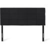 Christopher Knight Home Contemporary Upholstered Queen/Full Headboard, Black