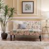 Christopher Knight Home Dejon Fabric Love Seat, White And Blue Floral