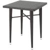 Christopher Knight Home Dominica Outdoor 32.5″ Square Wicker Bar Table, Multibrown