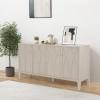 Christopher Knight Home Duska Wooden Sideboard Cabinet, Large Sideboard Buffet Cabinet, Living Room Accent Storage Cabinet with Adjustable Shelves,Kitchen Cabinet Organizer for Coffee Bar,White Washed(White Washed)