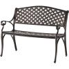 Christopher Knight Home Eastwood Antique Copper Cast Aluminum Bench