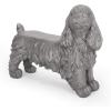 Christopher Knight Home Emersyn Outdoor Leopard Shaped Concrete Bench, Antique Copper Finish(Spaniel Dog  Gray)