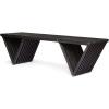 Christopher Knight Home Esme Outdoor Acacia Wood Bench, Dark Gray Finish(Bench)
