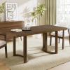 Christopher Knight Home Evat 69 Inch Dining Table for 6 People, Modern Kitchen Table with U-Shaped Legs, Wooden Rectangular Farmhouse Dinner Furniture for Dining Room, Home Office, Natural Ash(Walnut)
