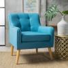 Christopher Knight Home Felicity Mid-Century Fabric Arm Chair, Teal 29.5D x 25W x 30.5H Inch(Teal)