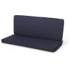 Christopher Knight Home Gavin Outdoor Water Resistant Fabric Loveseat Cushions, 20.50″ D x 51.50″ W x 3.25″ H, Dark Teal(Navy Blue)
