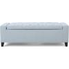 Christopher Knight Home Hikaru Fabric Storage Ottoman, Light Sky Dimensions: 20.50”D x 51.00”W x 17.00”H(Light Sky)