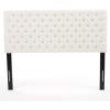 Christopher Knight Home Jezebel Headboard – Fully Upholstered, Queen / Full, Ivory(Ivory)