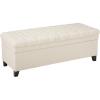 Christopher Knight Home Juliana Fabric Storage Ottoman, Beige