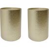 Christopher Knight Home Kaylee Modern Round Hammered Iron Accent Table (2 Pack) -Gold(Gold set of 2)