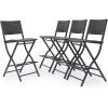 Christopher Knight Home Margarita Outdoor Wicker Barstools, 4-Pcs Set, Multibrown