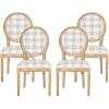 Gray Plaid + Light Beige + Natural