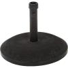 Christopher Knight Home Terracota Outdoor Circular Concrete and Iron Umbrella Base, Black