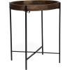 Christopher Knight Home Tift Handcrafted Folding Tray Top Table – Mango Wood and Iron – Natural/Black