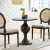 Christopher Knight Home Vintage Aluminum Round Dining Table with Pedestal Base, Table for Dining Set, Suitable for Small Living Areas,Furniture for Kitchen, Dining Room, Party, Raw Bronze