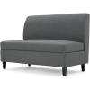 GDFStudio Christopher Knight Home Tovah Fabric Storage Loveseat, Charcoal