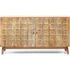 Grimsley Handcrafted 2 Door Cabinet – Acacia Wood – Natural