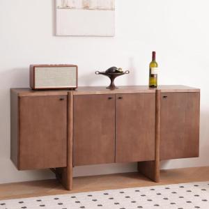 Christopher Knight Home Austen Retro Minimalist Wooden Storage Sideboard, Living Room Cupboard with Shelves, Dining Room/Kitchen Buffet Cabinet, Entryway Display Table, Home Office Credenza, Brown(Espresso)
