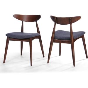 Christopher Knight Home Barron Fabric Dining Chairs, 2-Pcs Set, Charcoal(Dining Chairs)