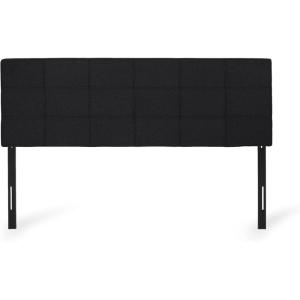 Christopher Knight Home Contemporary Upholstered King/Cal King Headboard, Black