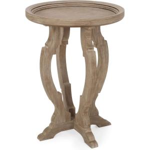 Christopher Knight Home Doris French Country Accent Table with Round Top, Natural(Natural)