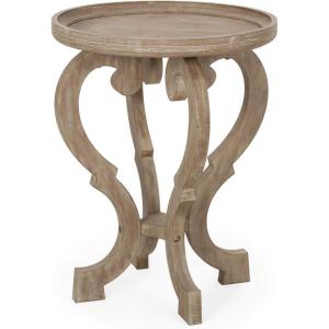 Christopher Knight Home Eleanor French Country Accent Table with Round Top, Natural(Natural)