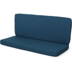 Christopher Knight Home Gavin Outdoor Water Resistant Fabric Loveseat Cushions, 20.50″ D x 51.50″ W x 3.25″ H, Dark Teal(Dark Teal)