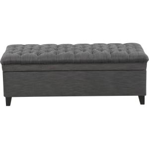 Christopher Knight Home Juliana Fabric Storage Ottoman, Gray