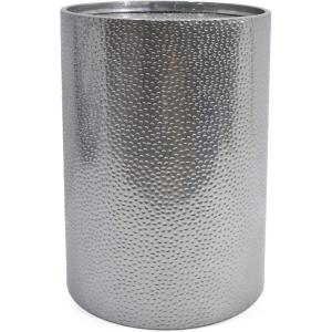 Christopher Knight Home Kaylee Modern Round Hammered Iron Accent Table (2 Pack) -Gold(Silver 1pcs)