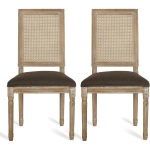 Christopher Knight Home Regina Dining Chair, Wood, Beige + Natural(Brown + Natural)
