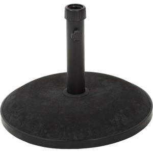 Christopher Knight Home Terracota Outdoor Circular Concrete and Iron Umbrella Base, Black