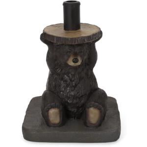 Christopher Knight Home Weslia Bear Umbrella Base, Dark Brown