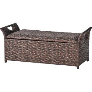 Christopher Knight Home Wing Outdoor Storage Bench, Multibrown