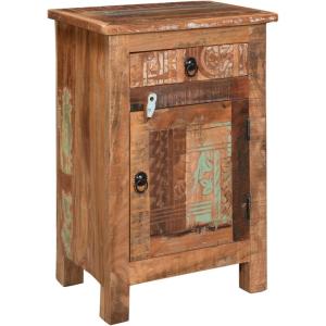 GDFStudio 310255 End Table, Distressed Paint
