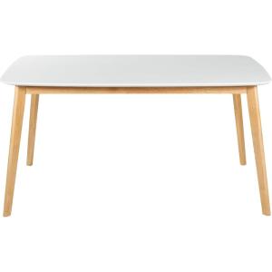 Nyala Dining Table – Wood – White Oak/Natural Oak(White Oak + Natural Oak)