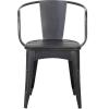 Christopher Knight Home Colmar Outdoor Metal Bistro Set, 3-Pcs Set, Black With Silver