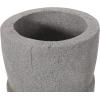 Christopher Knight Home Poulan Outdoor Flower Planter, Stone Gray