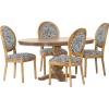 Christopher Knight Home Dored 5 Piece Dining Set – Black/White Print/Natural