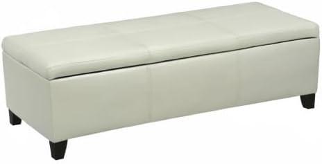 image:imageChristopher Knight Home Glouster PU Storage Ottoman Ivory