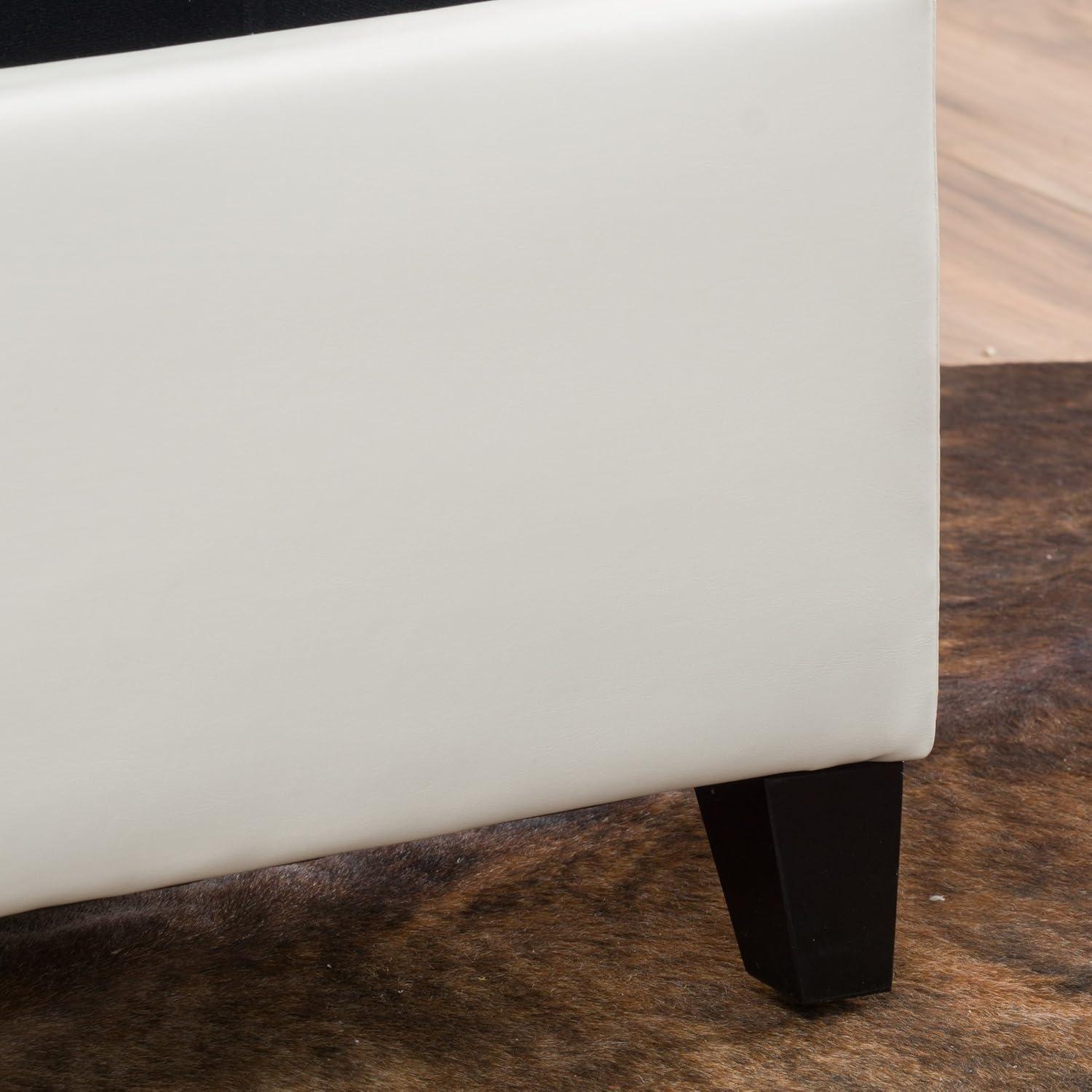 image:imageChristopher Knight Home Glouster PU Storage Ottoman Ivory