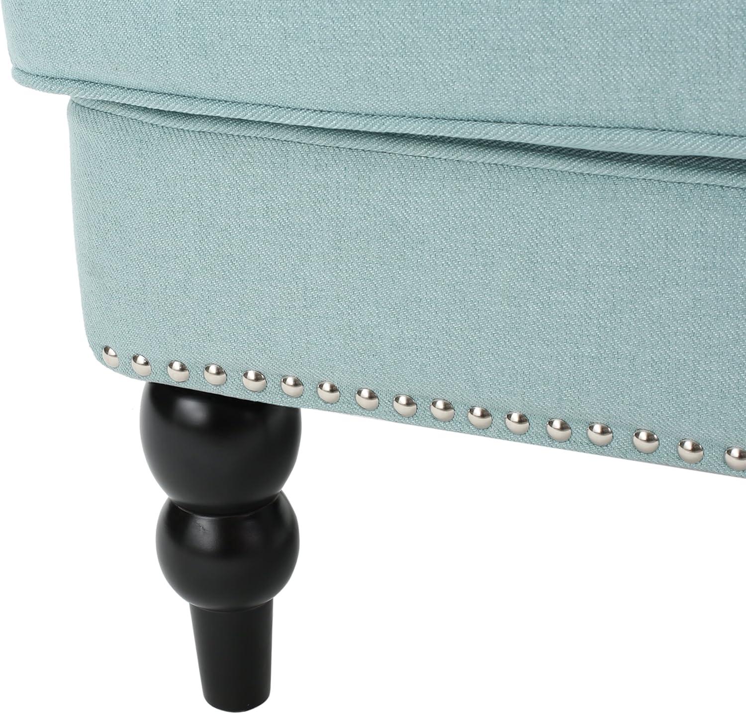 image:imageChristopher Knight Home Malone Fabric Club Chair Light Blue 295D x 28W x 335H Inch