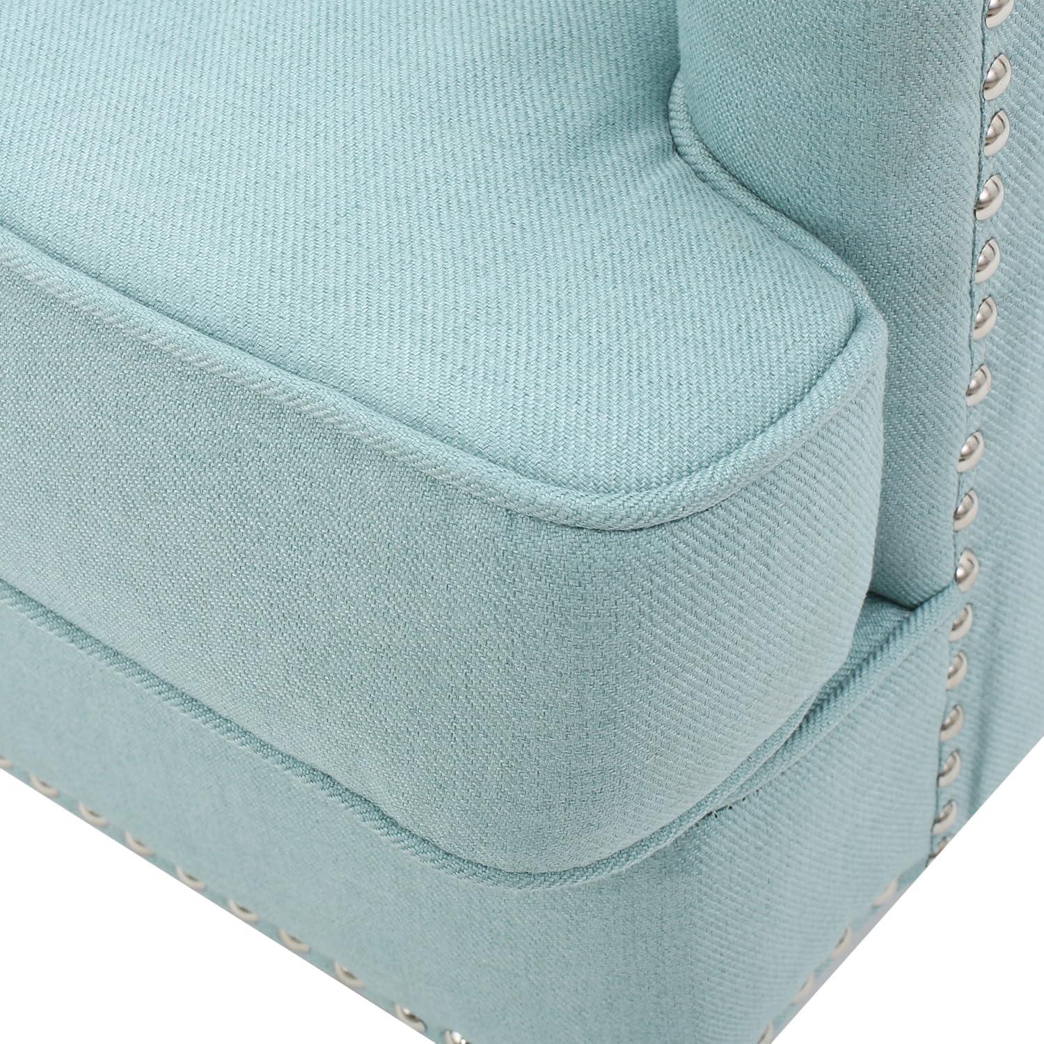 image:imageChristopher Knight Home Malone Fabric Club Chair Light Blue 295D x 28W x 335H Inch