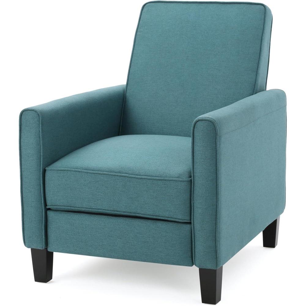 image:imageChristopher Knight Home Darvis Fabric Recliner Club Chair Dark Teal 2675D x 34W x 3625H in