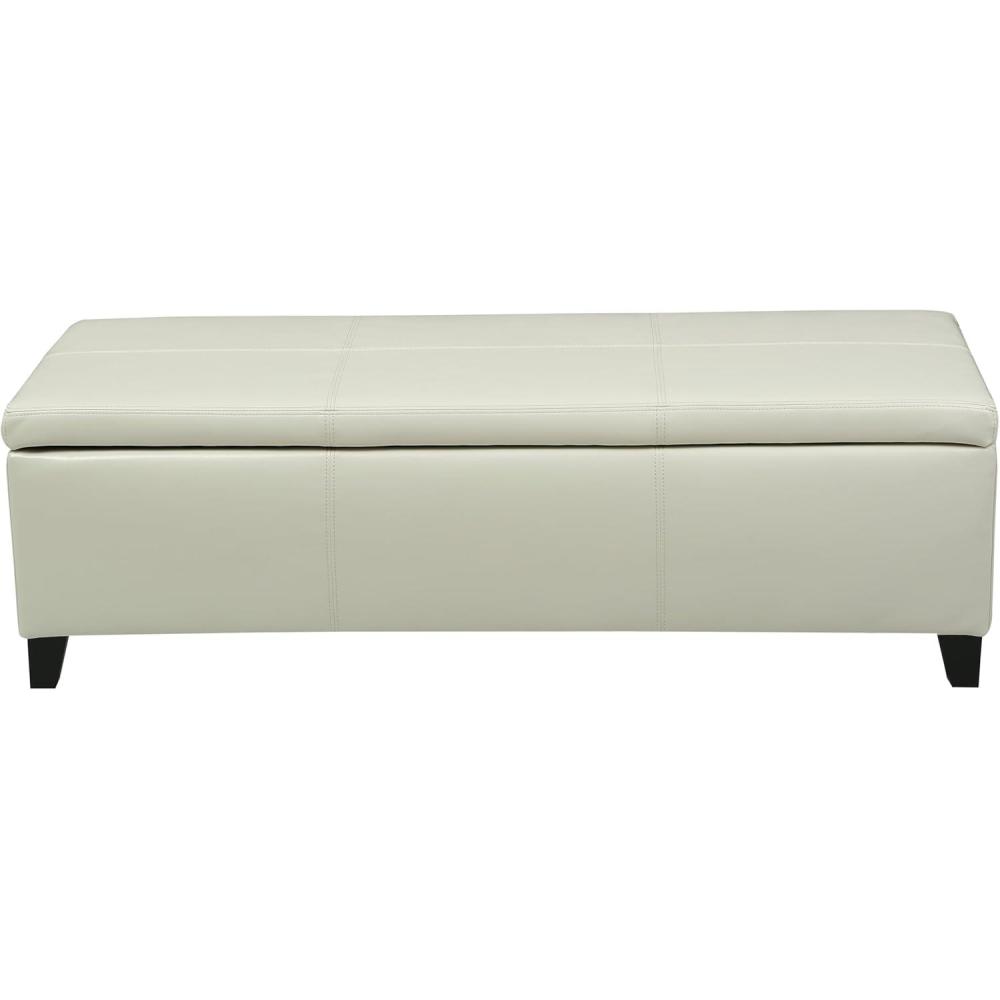 image:imageChristopher Knight Home Glouster PU Storage Ottoman Ivory